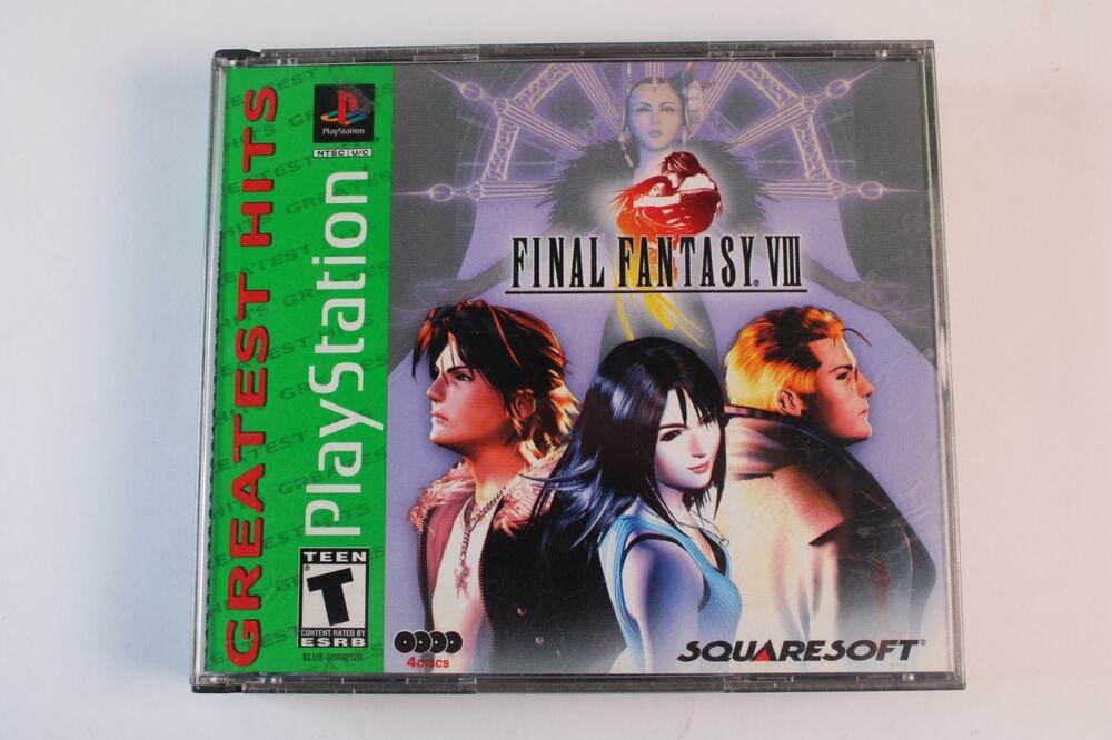 Final Fantasy VIII Greatest Hits (Sony PlayStation 1, PS1) Authentic, Tested
